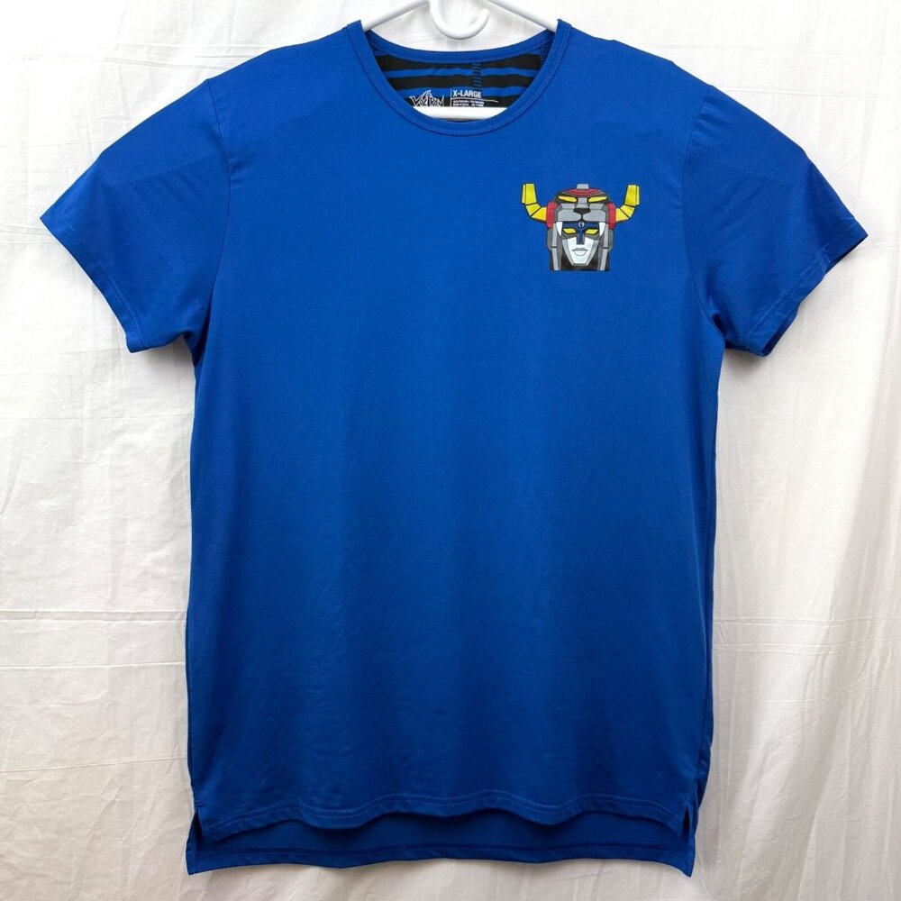 Voltron Defender of the Universe Workout Tee Unisex XL Blue